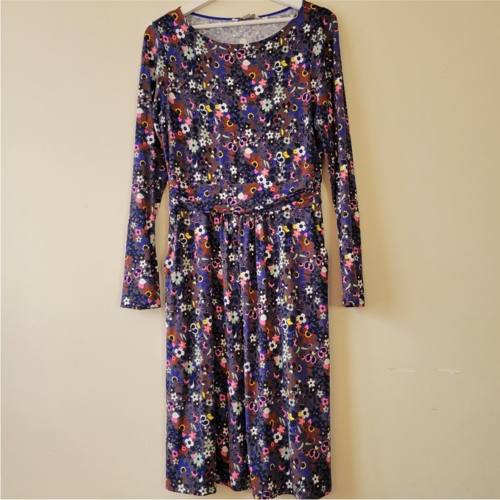 Boden Abigail Jersey Floral Dress sz 6